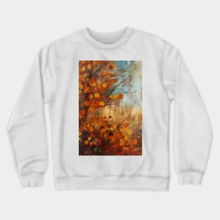 Rusty textured countryside autumn Crewneck Sweatshirt